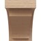 Ekena Millwork 4in. W x 6in. H x 20in. L Rivera Woodgrain TimberThane Rafter Tail, Primed Tan RFTUR04X06X20RIVRCPR - alternate 2